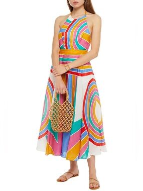knee length dresses for ladies Plunge Tie Midi Dress main image 0